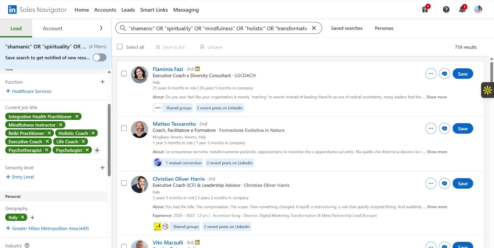 LinkedIn Outreach Meetings/Month